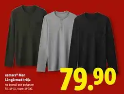 Lidl esmara Men Långärmad tröja, SEK 79.9 erbjuda