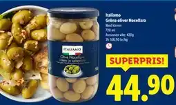 Lidl Italiamo Gröna oliver Nocellara, SEK 44.9 erbjuda