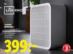 Lidl LIVARNO Luftrenare, SEK 399 erbjuda