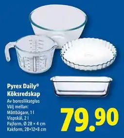 Lidl Pyrex Daily Köksredskap, SEK 79.9 erbjuda