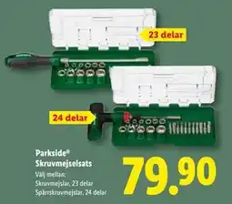 Lidl Parkside Skruvmejselsats, SEK 79.9 erbjuda