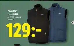 Lidl Parkside Fleeceväst, SEK 129 erbjuda