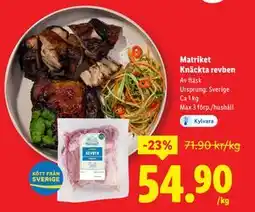 Lidl Matriket Knäckta revben, SEK 54.9 erbjuda