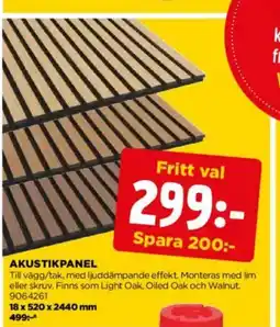 Jem&Fix Akustikpanel erbjuda