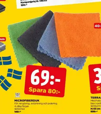 Jem&Fix Microfiberduk erbjuda