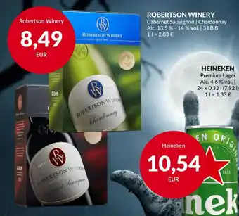 Nielsen Discount Robertson winery erbjuda