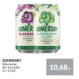 Nielsen Discount Somersby erbjuda