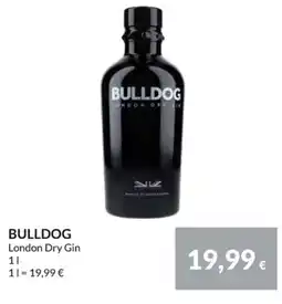 Nielsen Discount LONDON DRY GIN Bulldog erbjuda