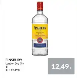 Nielsen Discount LONDON DRY GIN Finsbury erbjuda