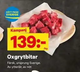 City Gross Oxgrytbitar, SEK 139 erbjuda