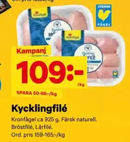 City Gross Kycklingfilé, SEK 109 erbjuda