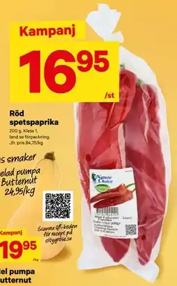 City Gross Röd spetspaprika, SEK 16.95 erbjuda