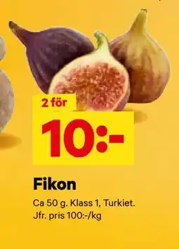 City Gross Fikon, SEK 10 erbjuda