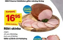 City Gross Rökt skinka, SEK 16.95 erbjuda