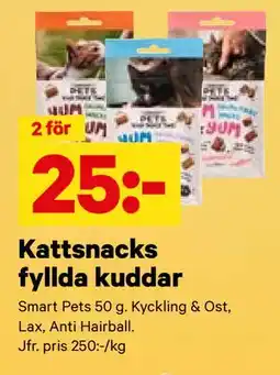 City Gross Kattsnacks fyllda kuddar, SEK 25 erbjuda