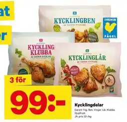 City Gross Kycklingdelar, SEK 99 erbjuda