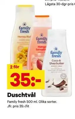 City Gross Duschtvål, SEK 35 erbjuda