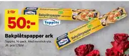 City Gross Bakplåtspapper ark, SEK 50 erbjuda