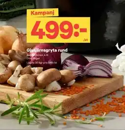 City Gross Gjutjärnsgryta rund, SEK 499 erbjuda