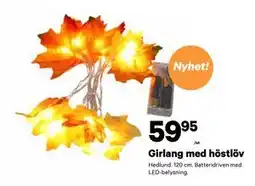 City Gross Girlang med höstlöv, SEK 59.95 erbjuda