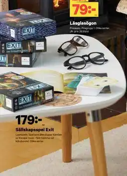 City Gross Sällskapsspel Exit, SEK 179 erbjuda