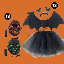 City Gross Halloweendräkt, LED-mask, SEK 179 erbjuda