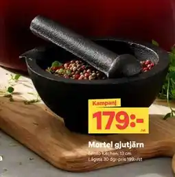 City Gross Mortel gjutjärn, SEK 179 erbjuda