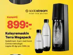City Gross Kolsyremaskin Terra Megapack, SEK 899 erbjuda