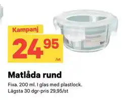 City Gross Matlåda rund, SEK 24.95 erbjuda