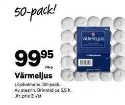 City Gross Värmeljus, SEK 99.95 erbjuda