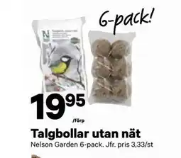 City Gross Talgbollar utan nät, SEK 19.95 erbjuda
