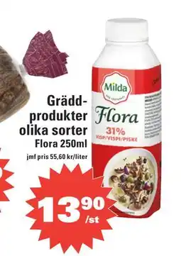 Nära dej Gräddprodukter olika sorter, SEK 13.9 erbjuda