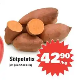 Nära dej Sötpotatis, SEK 42.9 erbjuda