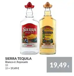 Nielsen Discount SIERRA TEQUILA erbjuda