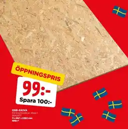Jem&Fix OSB-Skiva erbjuda