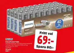 Jem&Fix PHILIPS Batteri erbjuda