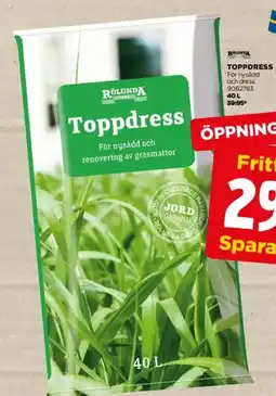 Jem&Fix RÖLUNDA Toppdress erbjuda