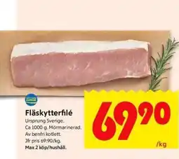 ICA Kvantum Fläskytterfilé erbjuda
