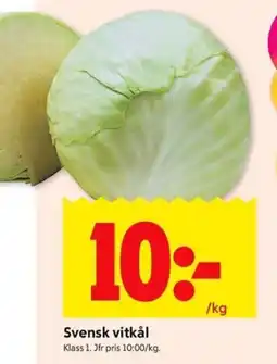 ICA Kvantum Svensk vitkål erbjuda