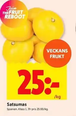 ICA Kvantum Satsumas erbjuda