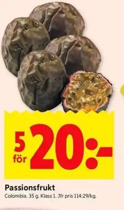 ICA Kvantum Passionsfrukt erbjuda