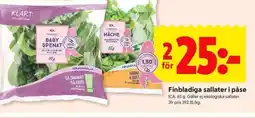 ICA Kvantum ICA Finbladiga sallater i påse erbjuda