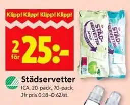 ICA Kvantum ICA Städservetter erbjuda