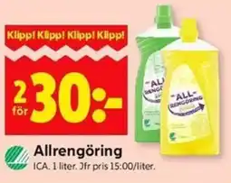 ICA Kvantum ICA Allrengöring erbjuda