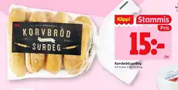 ICA Kvantum ICA Korvbröd surdeg erbjuda