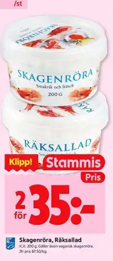 ICA Kvantum ICA Skagenröra, Räksallad erbjuda