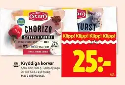 ICA Kvantum Scan Kryddiga korvar erbjuda