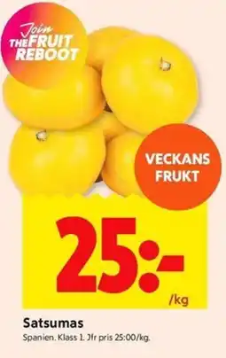 ICA Kvantum Satsumas erbjuda