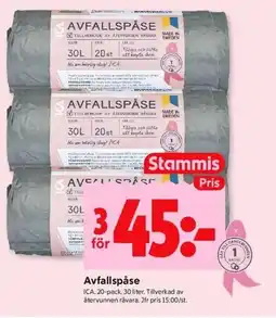 ICA Kvantum ICA Avfallspåse erbjuda