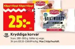 ICA Kvantum Scan Kryddiga korvar erbjuda